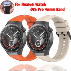 Premium Silicone Strap for Huawei Watch GT5 Pro 46mm Original Bracelet Comfortable Wristband for Huawei GT5 Pro Accessories Belt