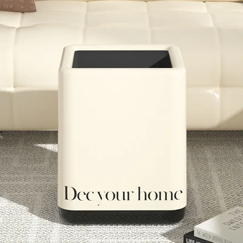 14L Modern Simple Trash Cans Living Room Garbage Cans Home Bedroom Large Capacity Storage High Value Light Luxury Garbage Cans