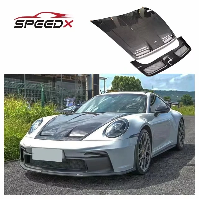 

For Porsche Carrera 911 992 Upgrade GT3 Carbon Hood 992 GT3 Carbon Body Kit Rear Spoiler