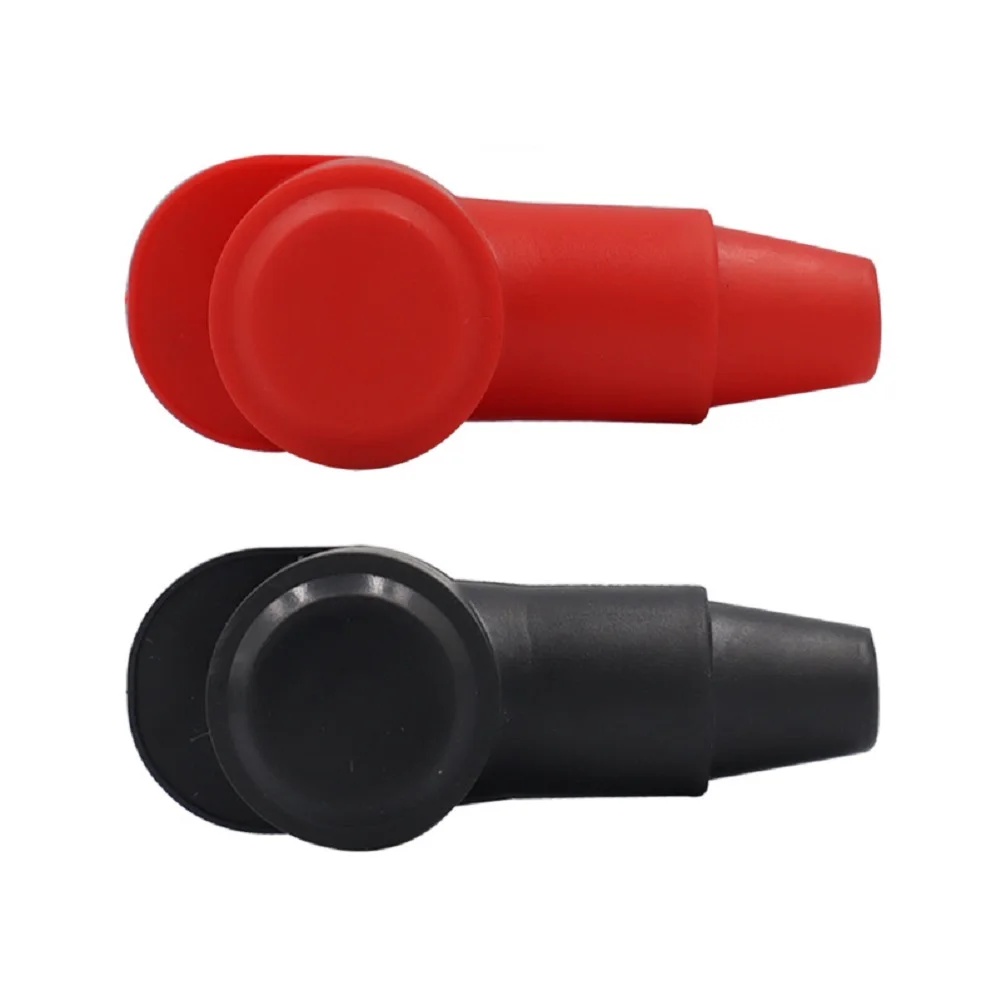 10 Pcs Silicone Terminal Covers Car Battery Pile Head Protective Caps Battery Flame Retardant Insulation Sheath