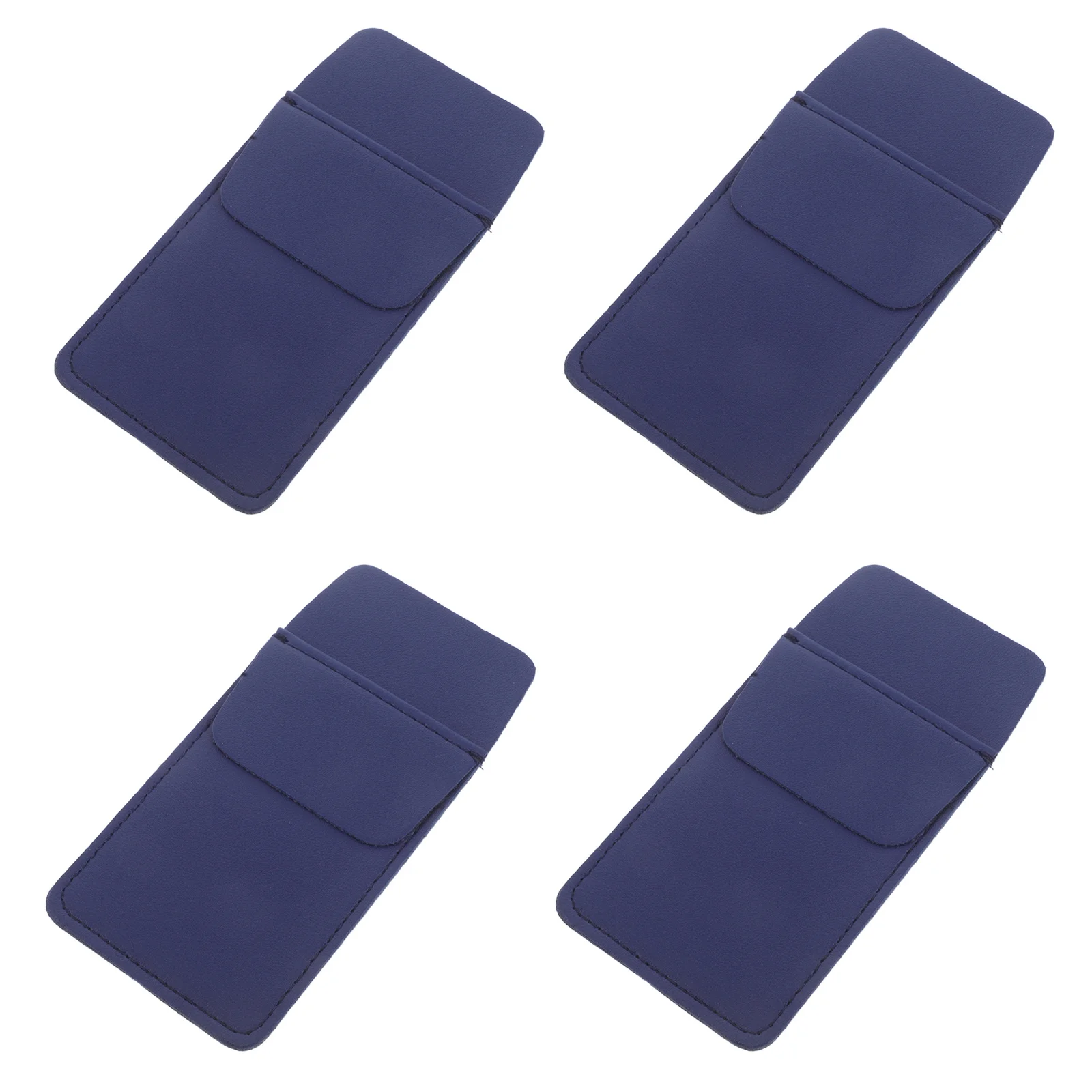 

4Pcs Faux Pocket Protector Pen Holder Multi Purpose Pencil Wrap Organizer for Shirts Lab Coats Secure Pen Storage