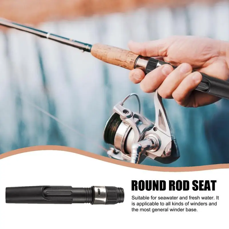 Spinning Reel Seat Fishing Rod Holder Reel Seat For DIY Fishing Rod Spinning Wheel Rod Mount Clip Casting Reel Seat For Rod