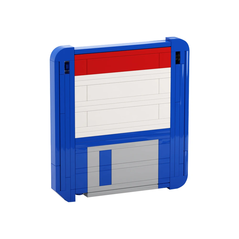 Gobricks MOC Idea CD Drive Save Icon Floppy Disk Update Building Block set DVD Burning Model Education Brick Toy Children Gift