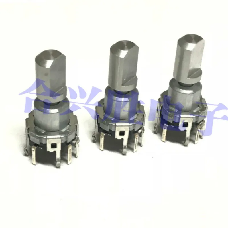1 Piece Circular Encoder With Switch EC09E152440V 30 Positioning 15 Pulse Shaft Length 15MM