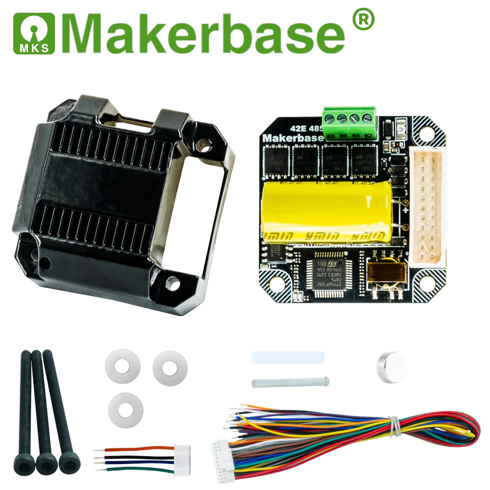 Makerbase MKS SERVO42E NEMA17 closed loop stepper motor Driver CNC 3d printer for Gen_L FOC quiet and efficient