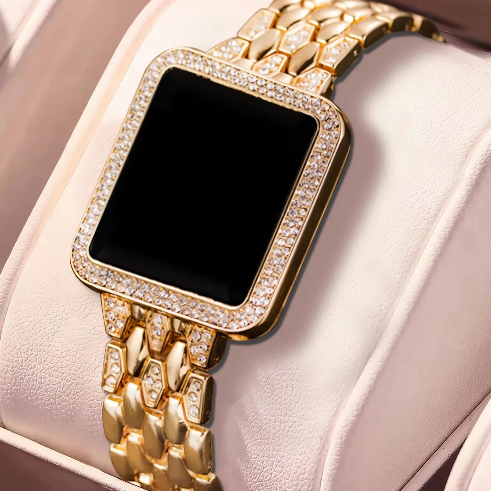 Luxury Women Digital Watch Simple Square LED Ladies Watches Alloy Strap Touch Fashion Electronic Woman Watch Reloj Para Mujer