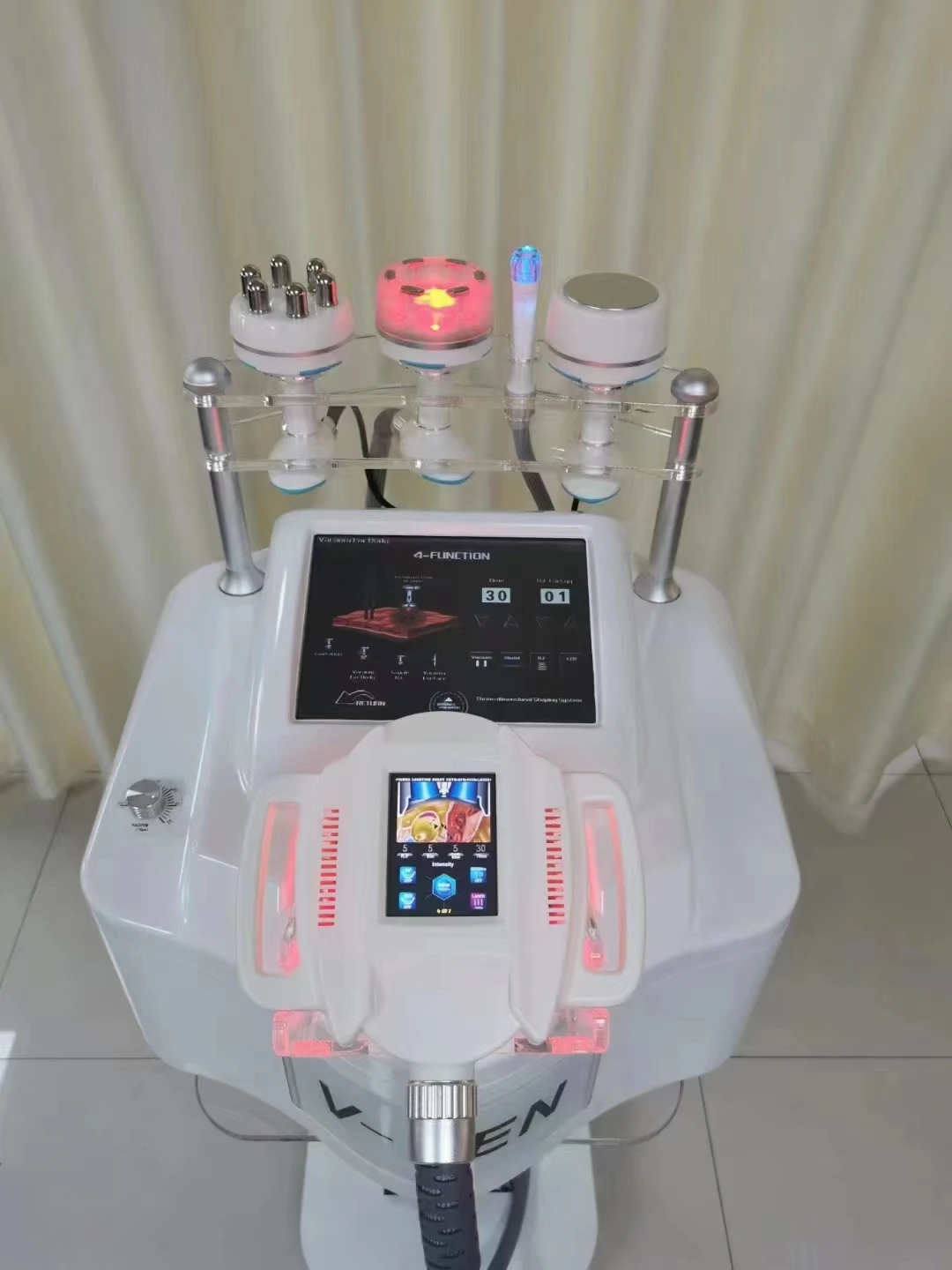 

VELA Slimming and Body Shaping Device 40K Strong Sound Wave Multi pole Radio Frequency 3D Negative Pressure for Fat Removal