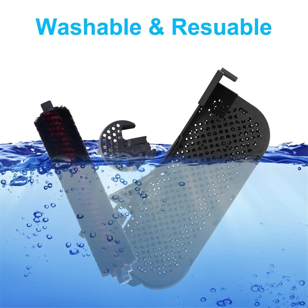 BISMZ Spazzola per manutenzione Filtro acqua e accessori per lavapavimenti per Roborock S8 Maxv Ultra Parti per aspirapolvere robot