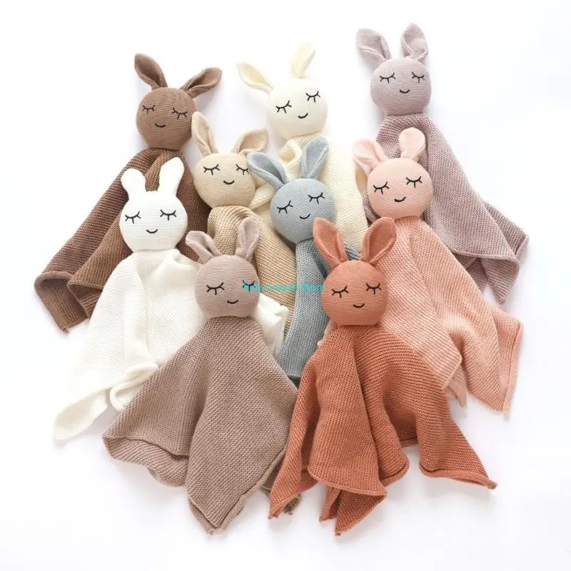 K92D Baby Appease Towel Comforting Blanket Lovely Cartoon Rabbit Soothing Toy