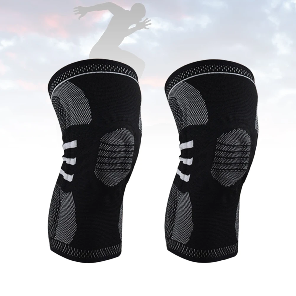 

2pcs Crashproof Knee Pads Non Slip Lightweight for Men Adults Sports Protection Basketball Football Tennis Running Walking