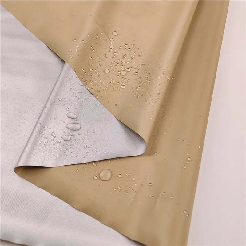 Oxford Waterproof Fabric Outdoor Anti Uv By Meters for Upholstery Awning Tents Canopy Apron DIY Sewing Cloth Silver Coated Plain