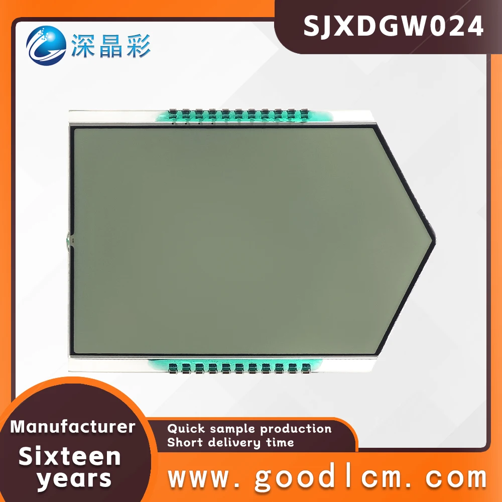 Customized non-standard LCD segment code screen SJXDGW024 anti glare digital screen anti glare motorcycle display screen