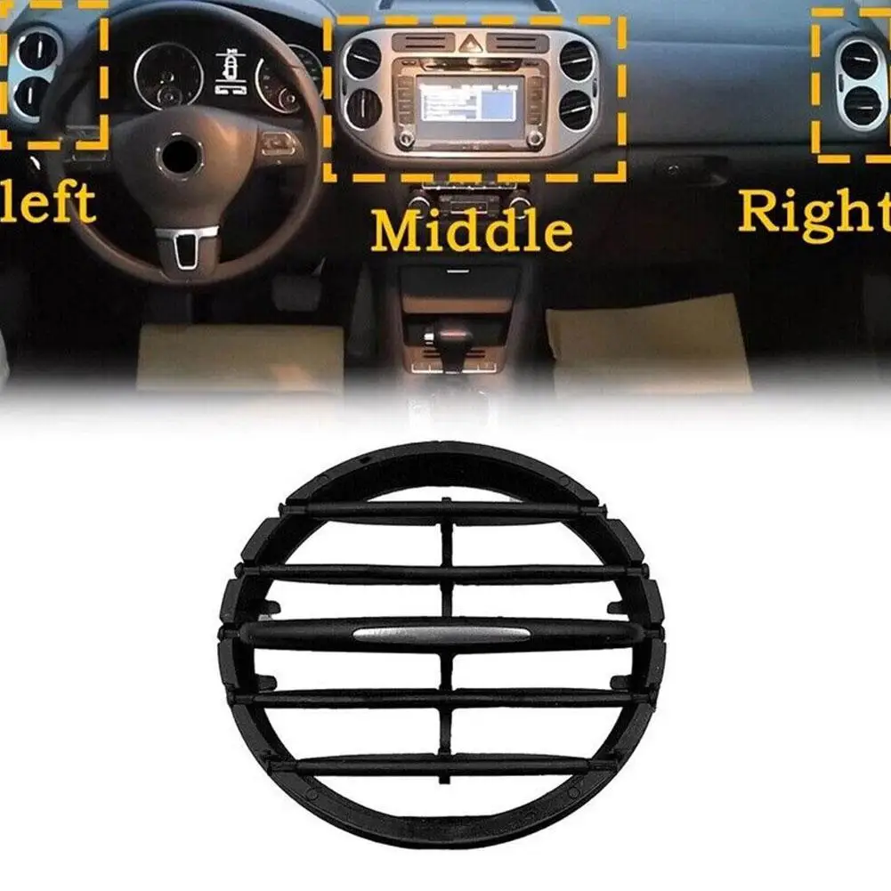 Interior do carro Ar Condicionado Vents Grille, Capa para Volkswagen Tiguan, 2010-2017, Acessório dobrável