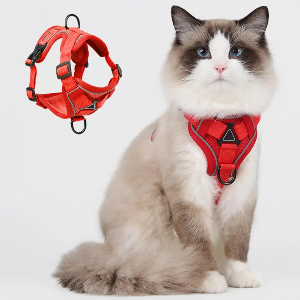 Cat Harness with Leash Harness Leash Set with Adjustable Vest Escape Proof Design for Easy Control for Walking