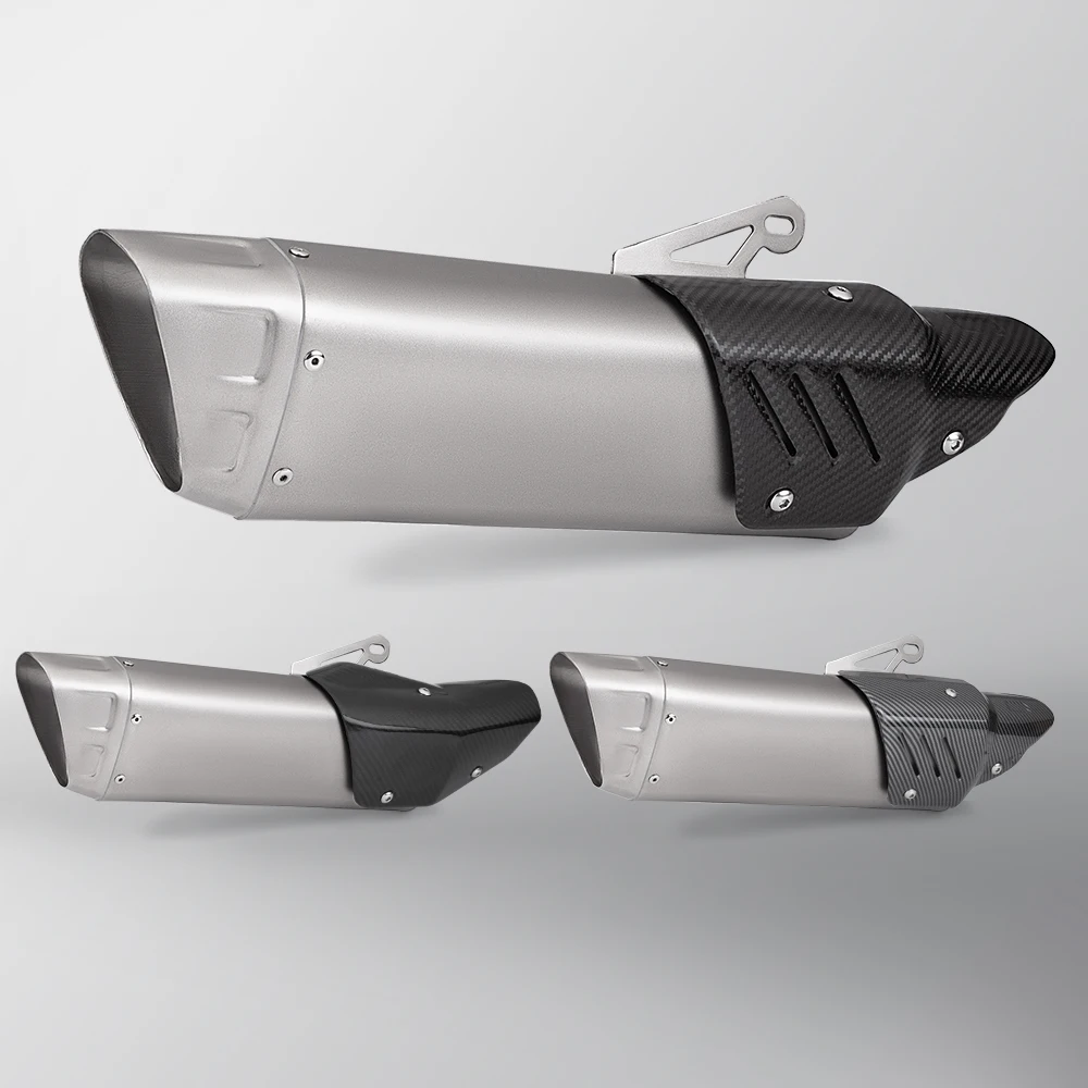 Modificado Motorcycle Exhaust Silenciador Tubo, Scooter para Nmax Xmax, PCX, R1, R3, R7, R6, zx25r, zx6r, cbr250r, cbr500r image 5