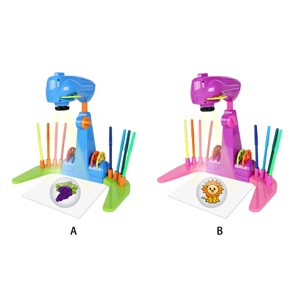 ABS Coltiva la creatività con il proiettore da disegno per bambini e la creazione di penne colorate che dipinge più facilmente