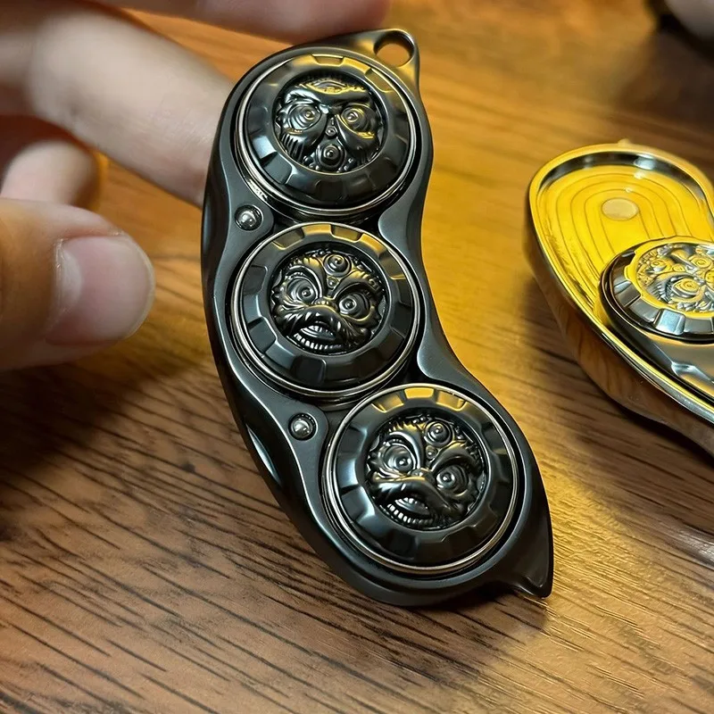 EDC Push Slider Fidget Toy Zinc Alloy Haptic Coin Magnetic Fidget Slider Stress Relief Toys ADHD Anti Aggression Toys