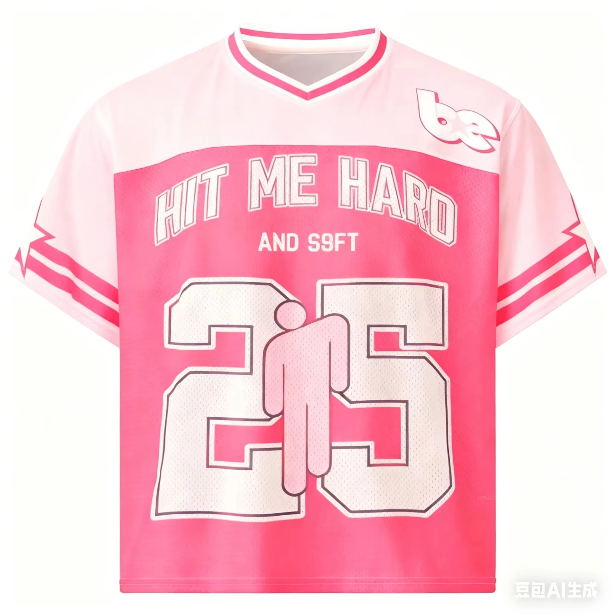 2026 HIT ME HARD And Soft Jersey T-Shirt V-Neck Fashionable Music Inspired Sports Tee Fan Gift Summer Men's Women's T-Shirt Tops