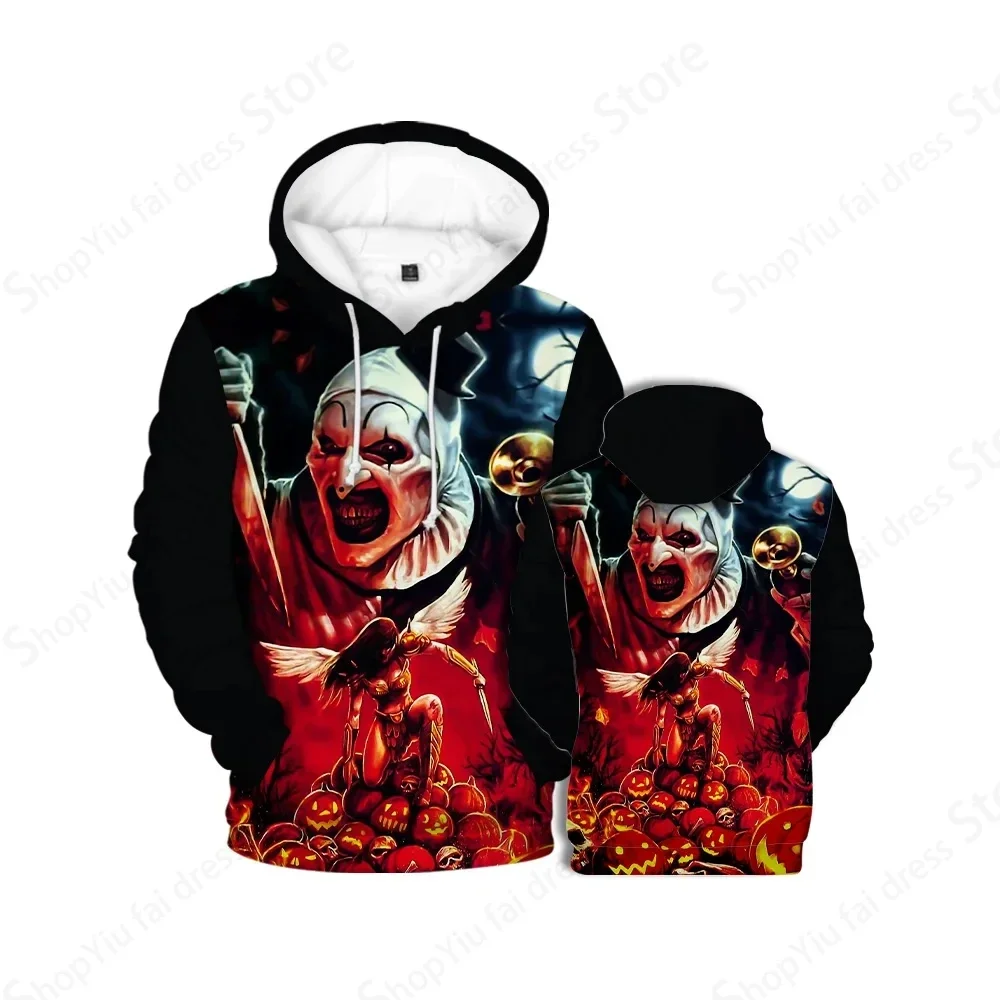 Terrifier Killer 3d Print Hoodie Men Women Fashion Hoodies Halloween Sweatshirt Boy Coats Women Sweats Tracksuit Hooded Pullover