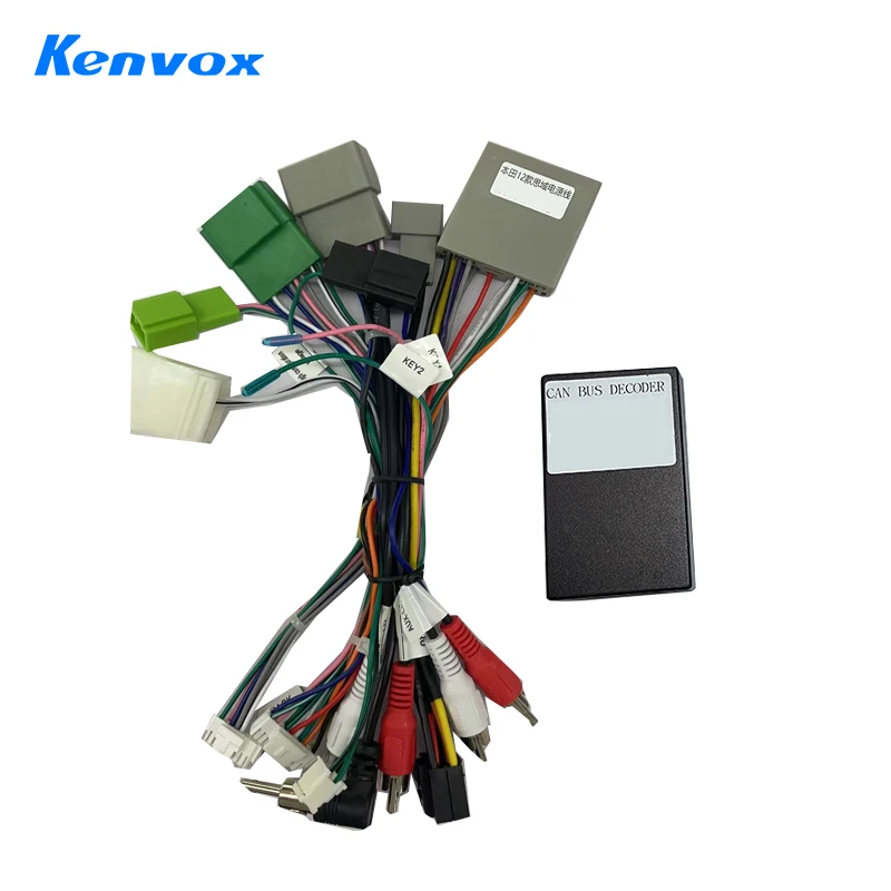 

Декодер Canbus для автомагнитолы Android для Honda Civic, кабель-адаптер питания с разъемом для подключения проводки