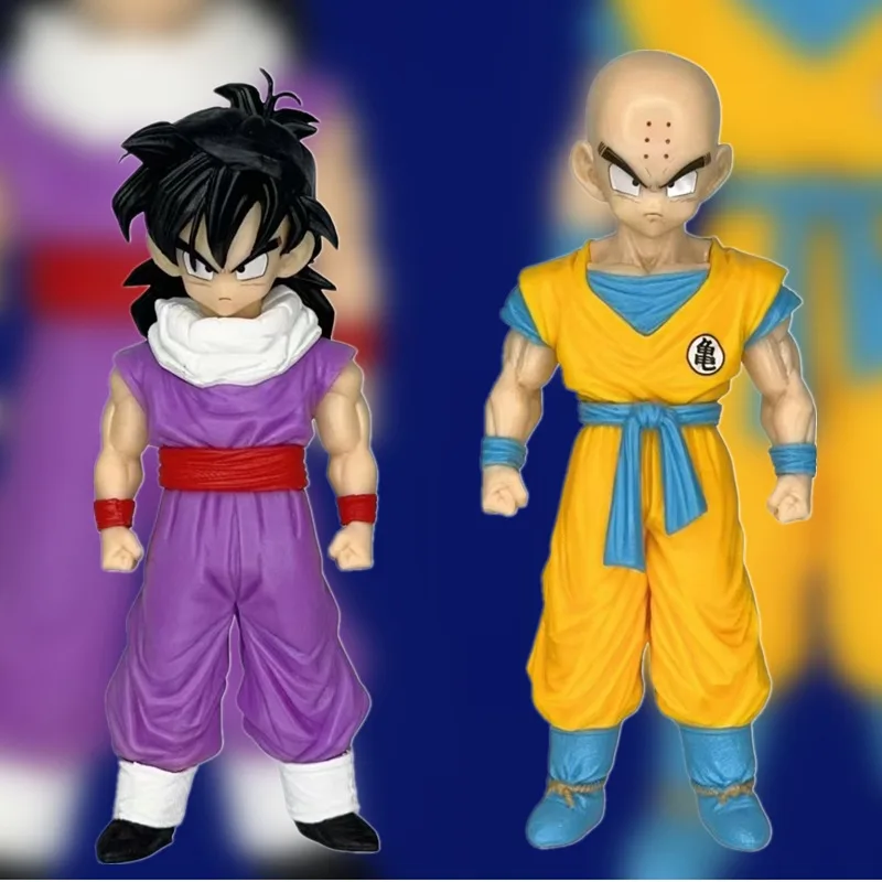 

Аниме Dragon Ball Z Super Saiyan GK Gohan Krillin ПВХ Статуя ручной работы Кукла Коллекция Украшения Кукла Модель Настольный Орнамент