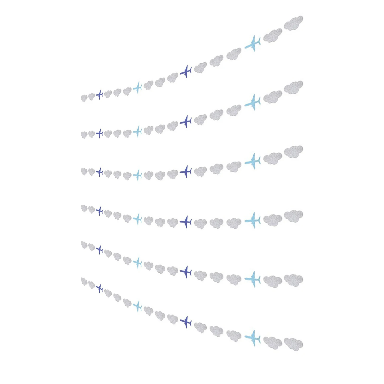 

6pcs Wedding Banners Decoration Party Celebration Hanging Wall Decorations Festival Background Banner Reusable Latte