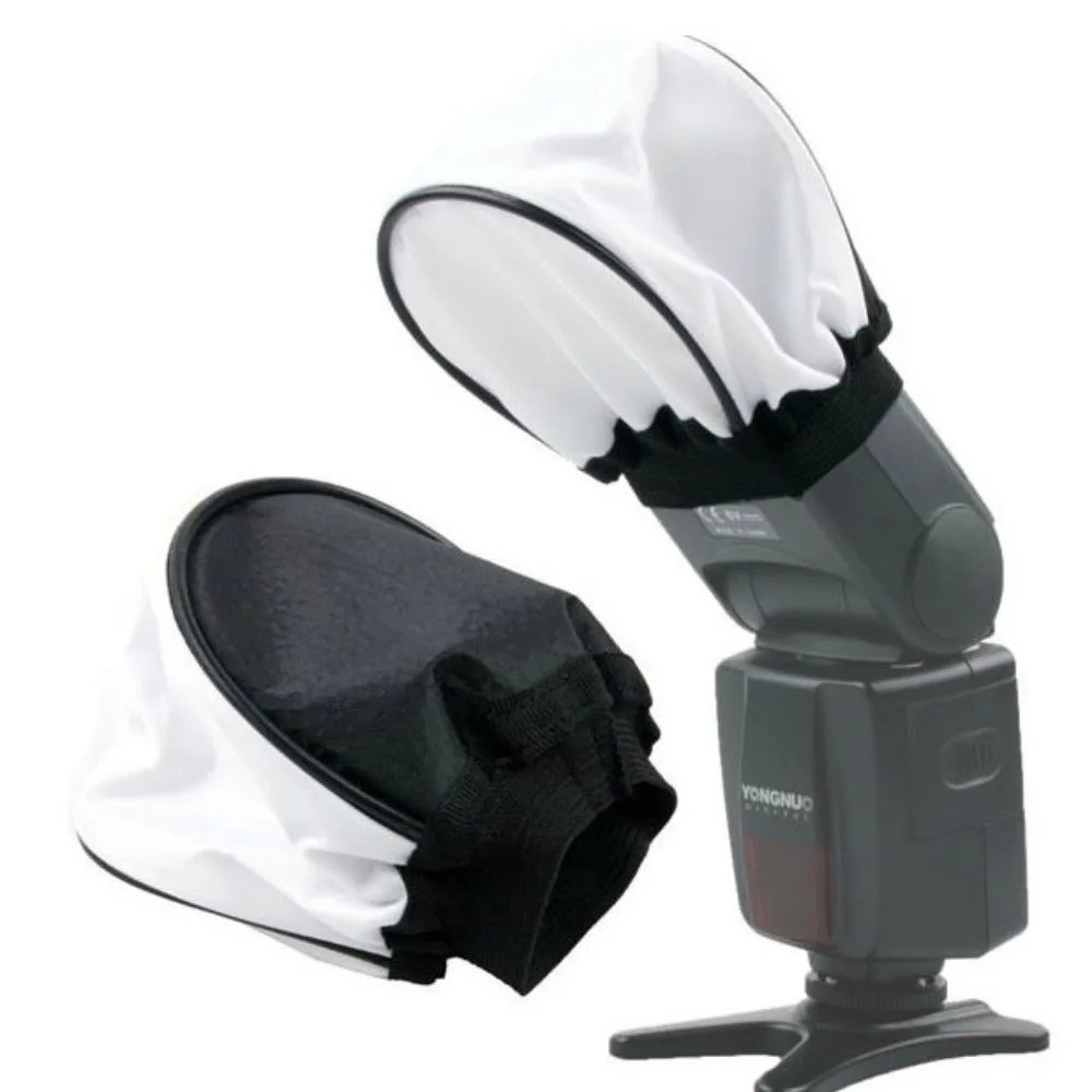 Fashion Cloth Cloth Flash Diffuser White Soft Flash Bounce Diffuser The Closure Is Elastic Band Style Accessory Camera Soft Box