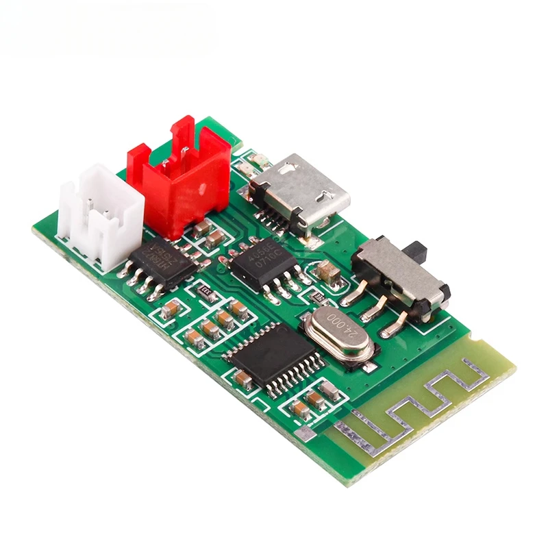 

Встроенный перезаряжаемый литий-ионный модуль Bluetooth 5,0, 3,7 В, 3 Вт, 4 Ом, моноусилитель-набор для прототипирования электроники «сделай сам» для беспроводной связи