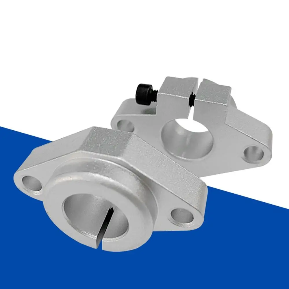 Rodamiento lineal de aleación de aluminio, soporte de eje de riel de enrutador CNC, mesa XYZ, SK8, SK10, SK12, SK16, SK20, SHF8, SHF10, SHF12, SHF16, 1 unidad