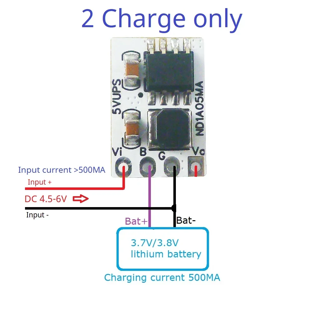 UPS Module 5V 1A 3.7V 4.2V Li-Ion Battery Charge Discharge Board for Arduino UNO MEGA2560 ESP32 Uninterrupted Power Supply