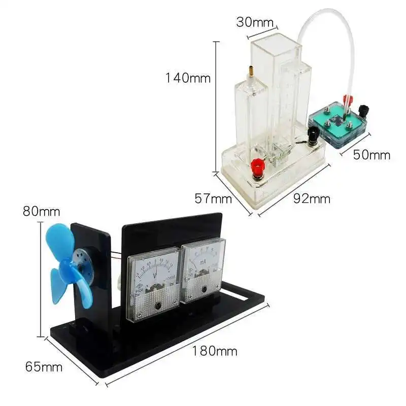 Water Electrolysis Experimenter Device Hydrogen Fuel Cell Apparatus Hydrogen Oxygen Production Chemical Lab Equipment