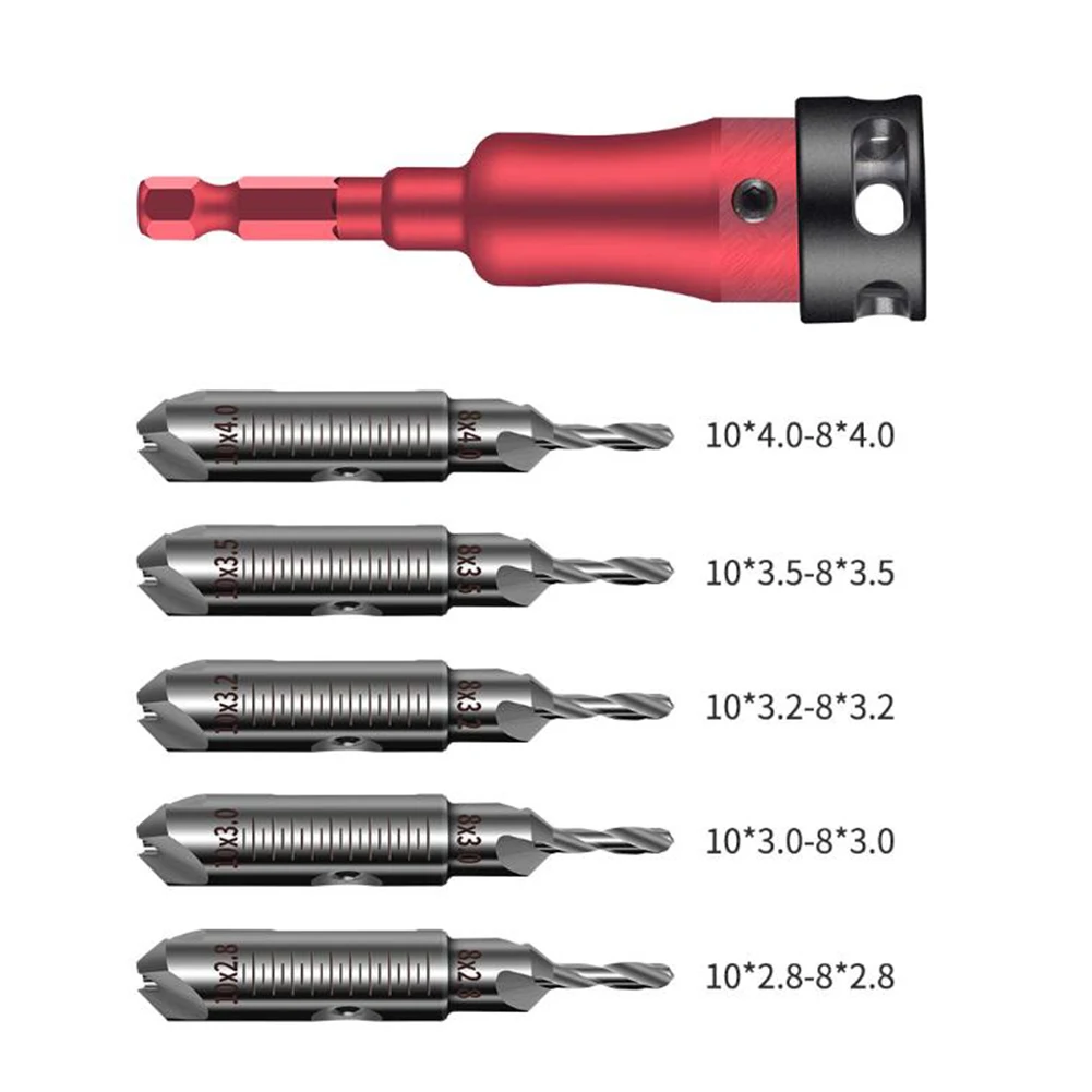 Professional Depth Control Drill Bit Set for Metal and Wood Aluminum Alloy Construction for Enhanced Performance