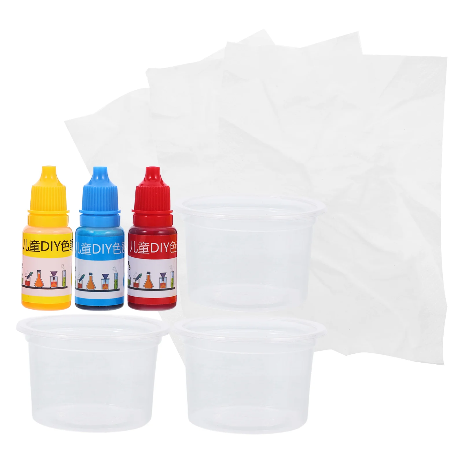Set di materiali per trasferimento di colori Esperimenti da laboratorio Kit scientifici Giocattoli coordinati per alunni