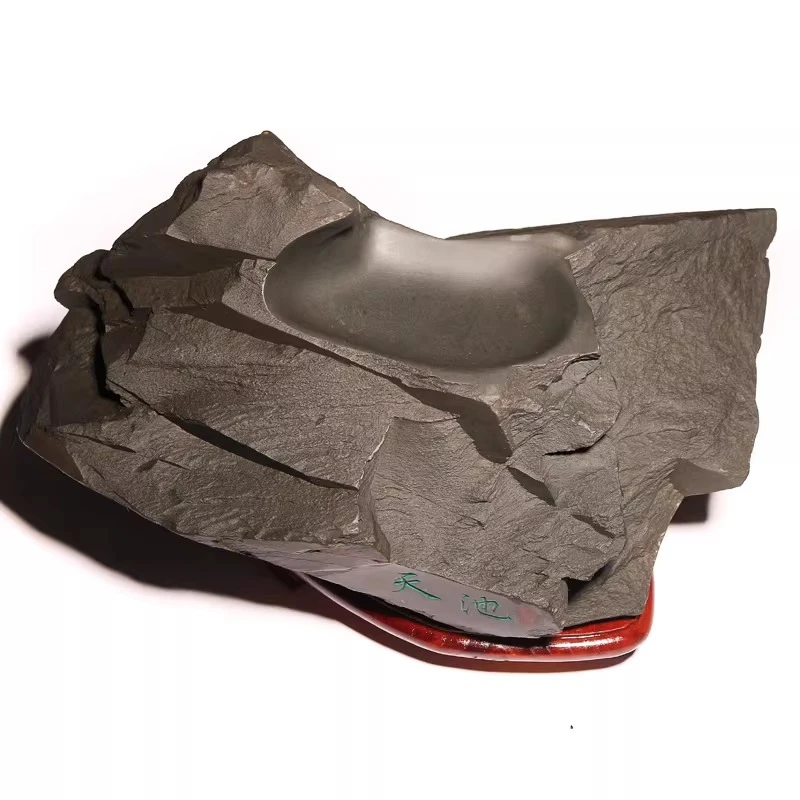 Handmade ornament Large inkstone study four treasures gift three-dimensional ornament