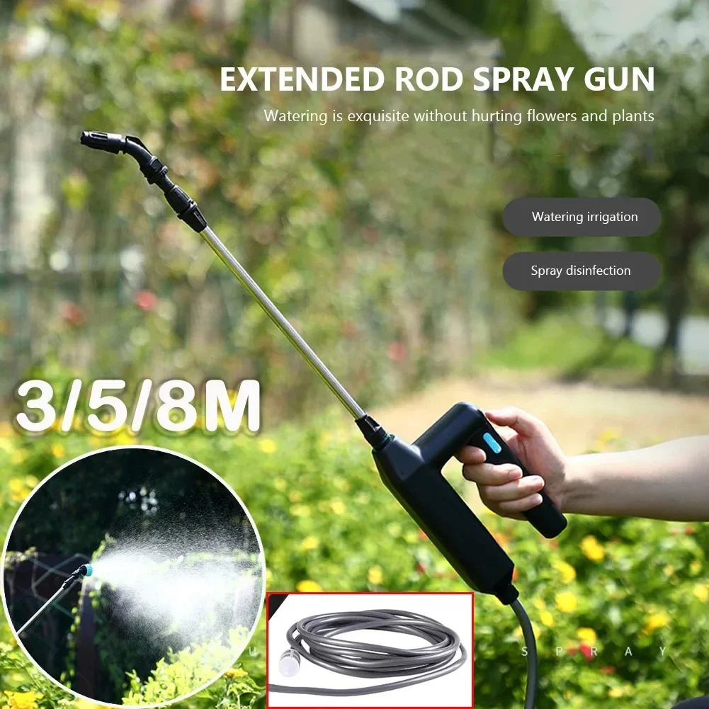 Electric Sprays Machine Portable Automatic Electric Misters Practical Home Plants Watering Sprayer Adjustable Water Column