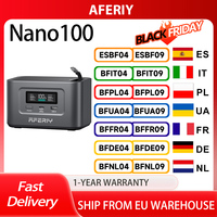 AFERIY Nano100 Portable Power Station, 100W 99.2Wh, Telescopic Type-C Cable, Carry-on Airplane, 1.5h Full Charge, 3000+ Cycles
