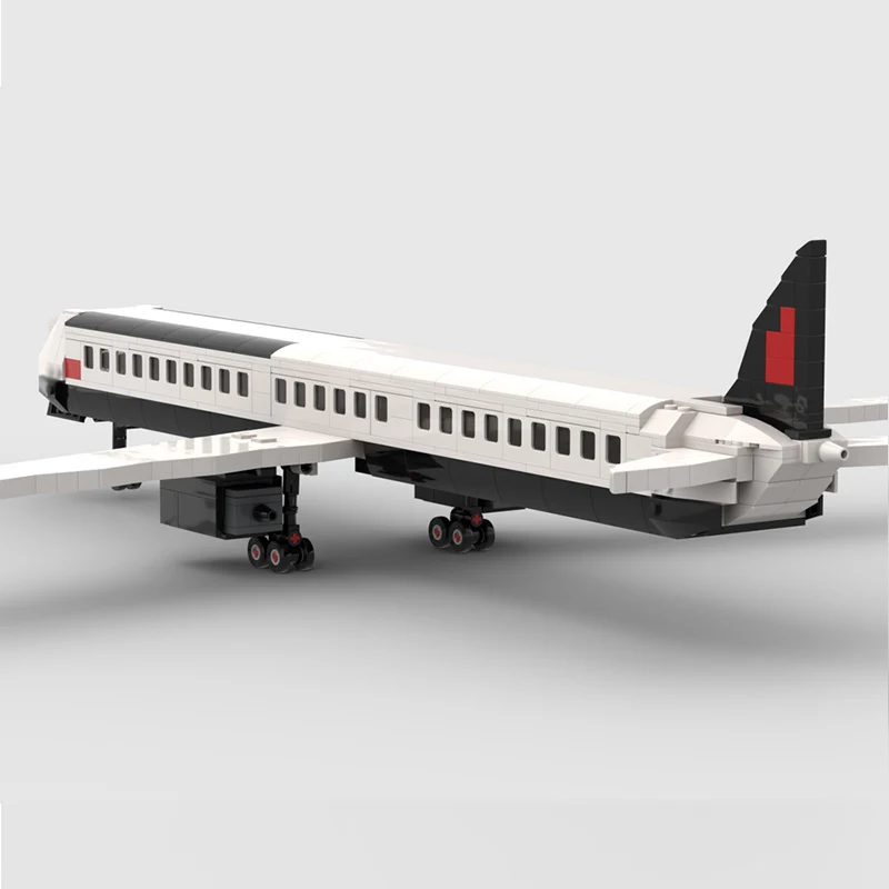 787-8 دريملاينر طائرة مدنية نموذج MOC قوالب بناء معدات الحرب وحدات التكنولوجيا الهدايا عطلة تجميع ألعاب أطفال #3