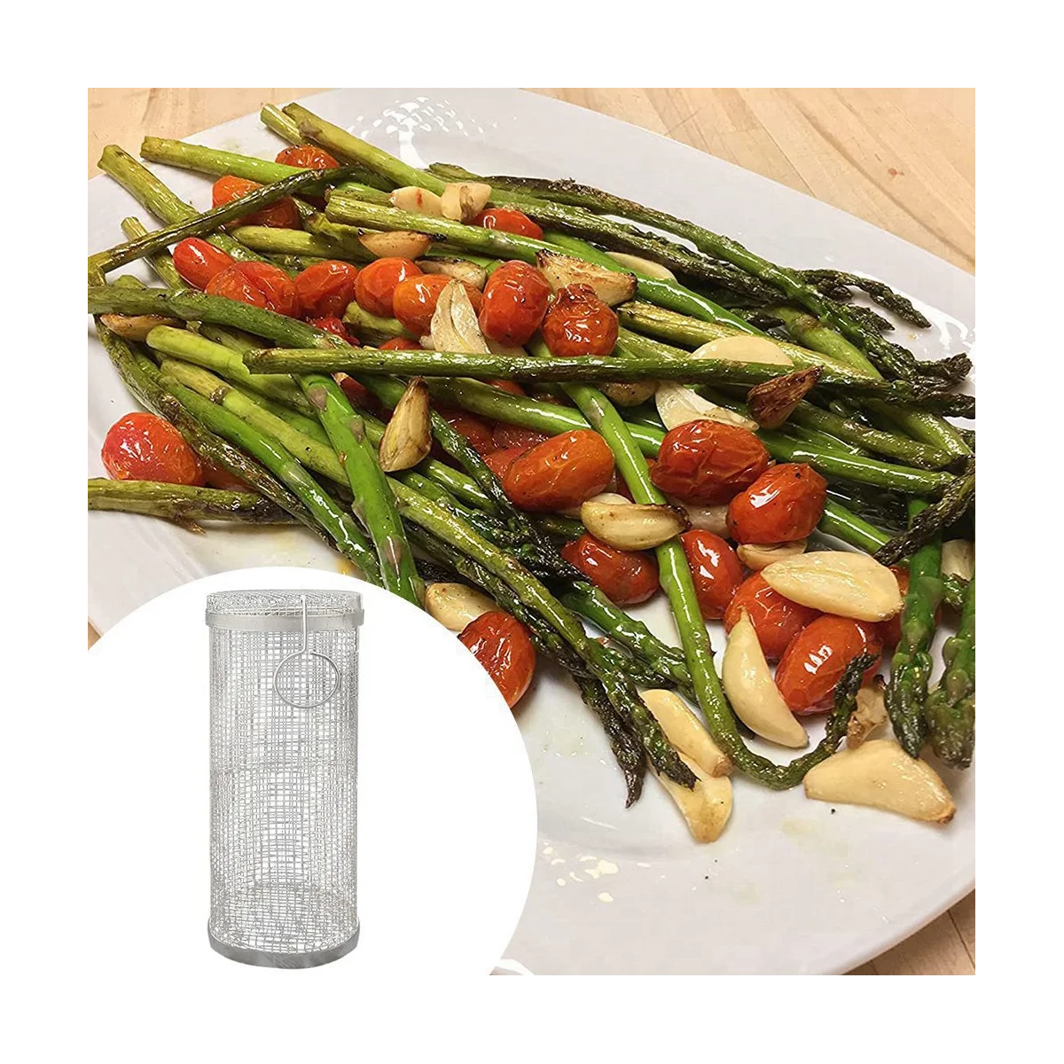 Mir à Barbecue Portable en Acier Inoxydable, Outils en Maille