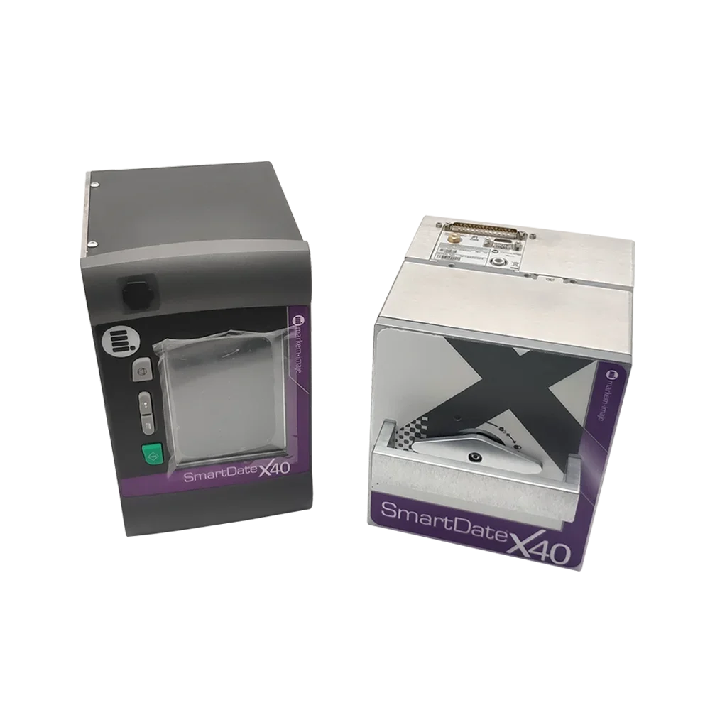 Automatic Date And Batch Number Coder Markem Imaje Smartdate Printer X40 With 32mm Printhead