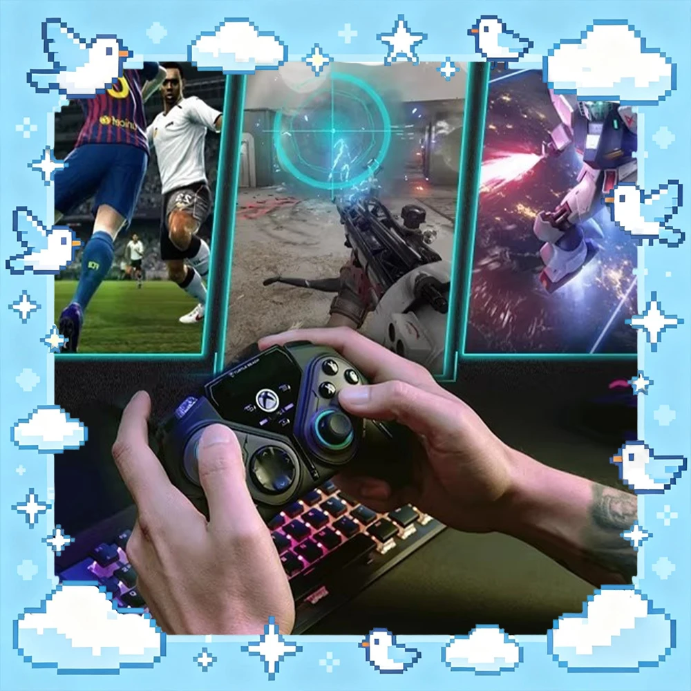 

Игровой геймпад Turtle Beach STEALTH PIVOT для FPS-игр с иммерсивной вибрацией, триггерами Hall Trigger, двойным режимом переключения, для киберспорта, в подарок