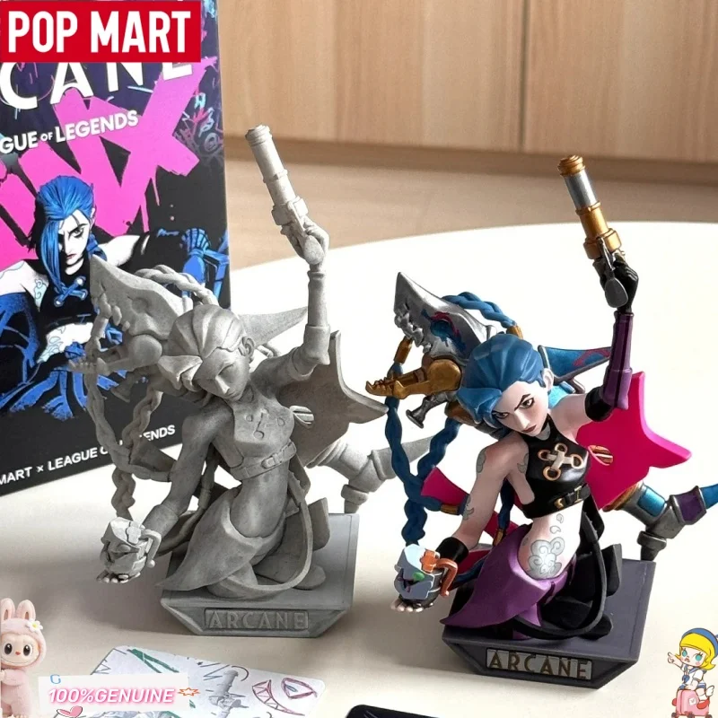 

Genuine Pop Mart League Of Legends Arcane Series Blind Box Toys Kawaii Anime Action Figure Desktop Decor Surprise Birthday Gift
