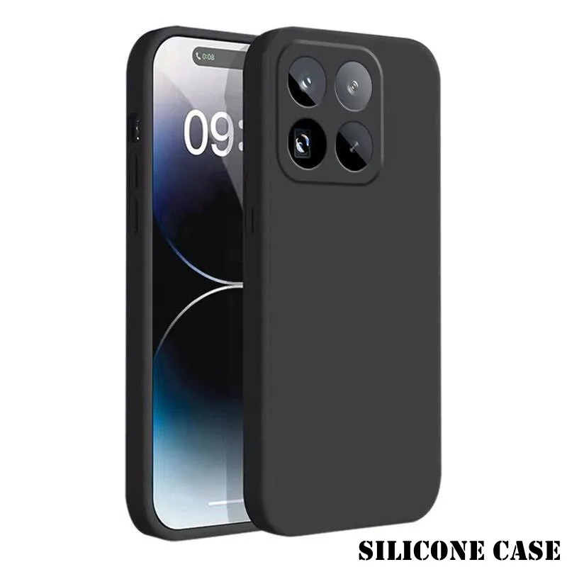 Neue quadratische Silikon-Handyhülle für Xiaomi 17 Pro Max Mi 13 14 15 13T 14T 15T Pro, integrierte Flusen, stoßfeste, schützende weiche Abdeckung – Detail 3