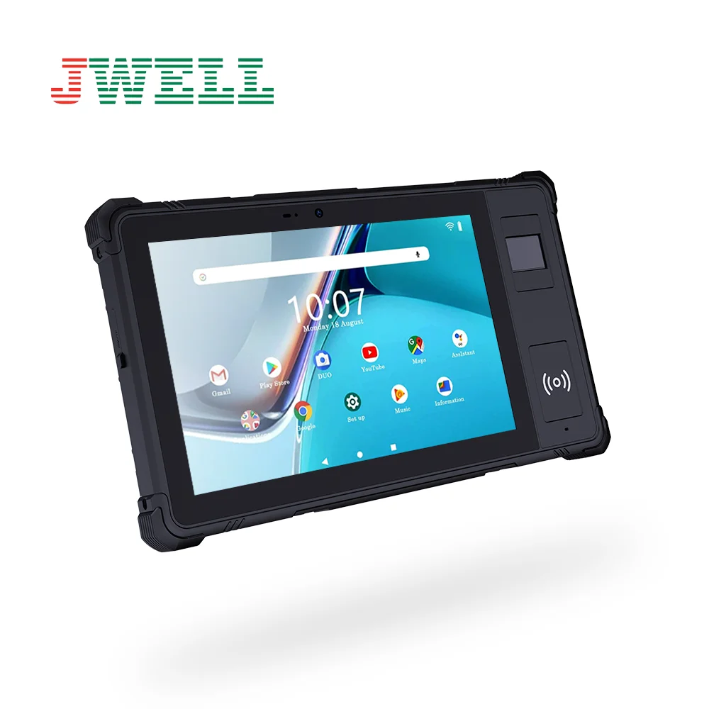Displiex JW-P8S كمبيوتر لوحي صناعي 8 بوصة HD 500 Nits عرض أندرويد 15 5500 مللي أمبير بطارية متينة IP68 4G شبكة MTK ثماني النواة #2