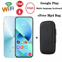 Wifi 64gb Bluetooth Mp4 Music Player Android Touch Screen Hifi Metal Recorder Mp3 Video Player TF Card Speaker Free App Download