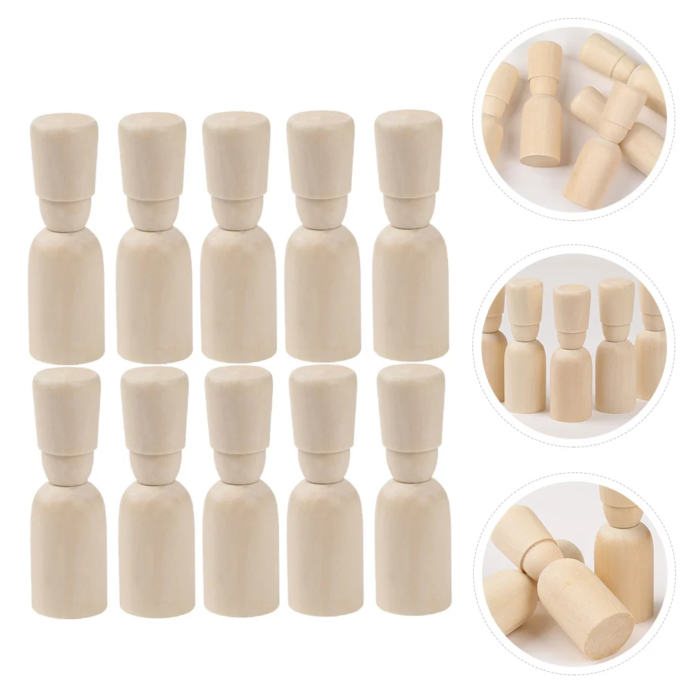 20 قطعة خشبية لتقوم بها بنفسك دمى الكتابة على الجدران الحرف الإبداعية للأطفال سهلة اللوحة صديقة للبيئة آمنة ربط خشبي اللوحة اليدوية