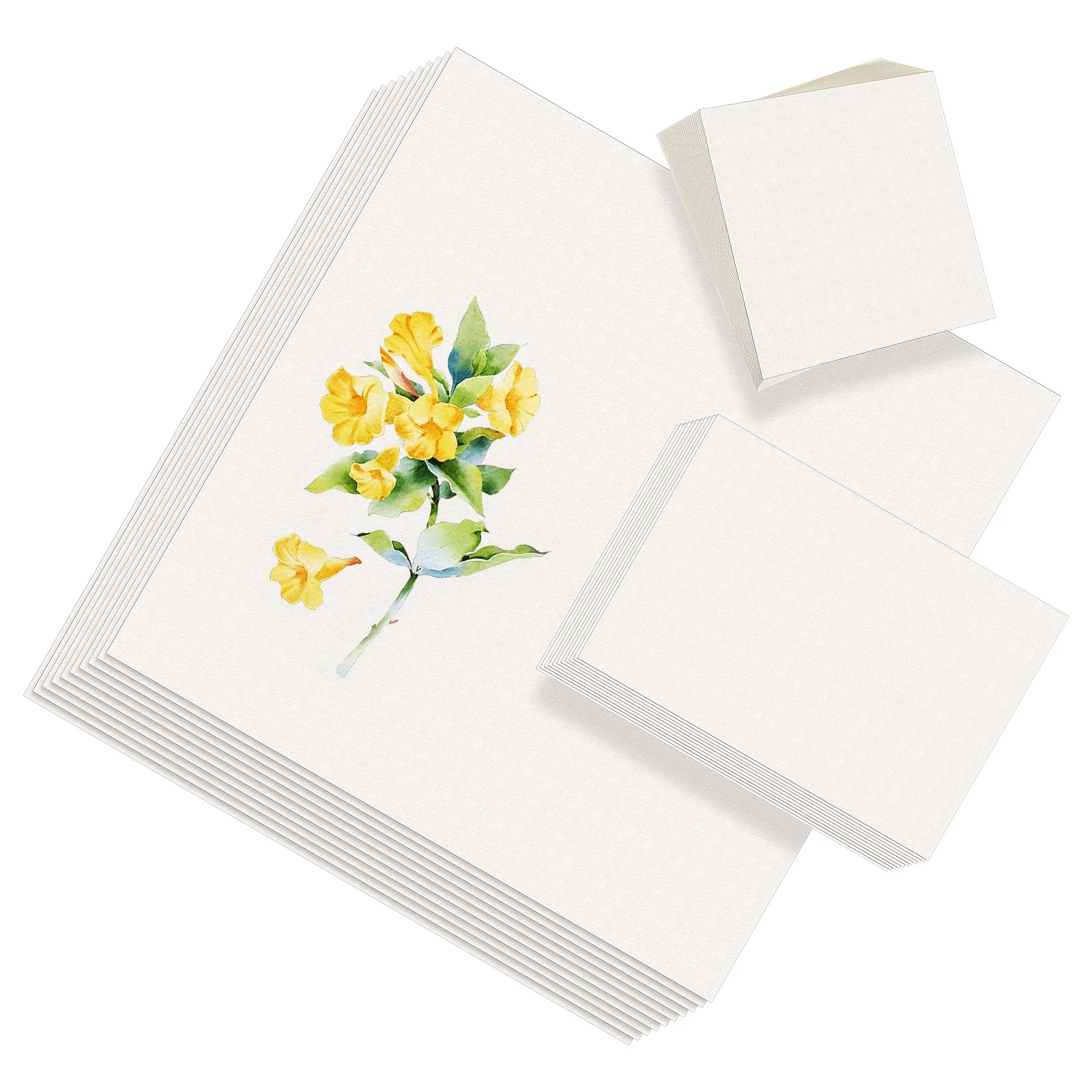 

Oil Pastel Watercolor Loose Sheets Thick Sturdy Artist Paper Blank Craft Paper For Drawing Acrylics Pastels Painting