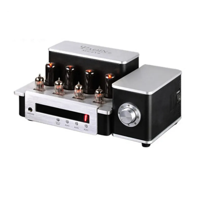 YAQIN MS-6V6 Integrated Vacuum Tube Amplifier SRPP Circuit 6P6Px4 Class AB1 Amplifier Amplifier power