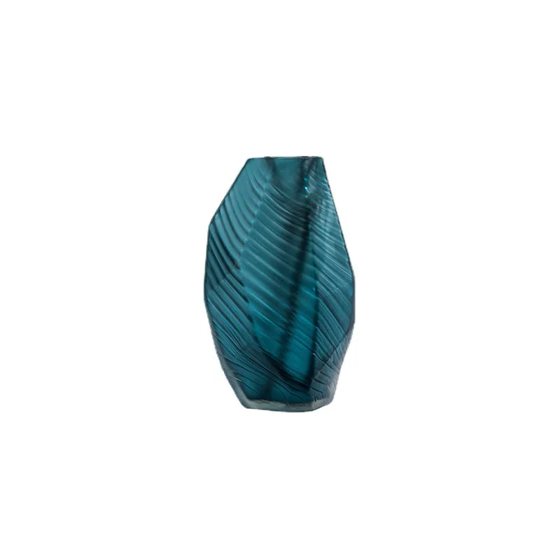 

Modern frosted glass vase ornament fashion model room living room home soft decoration