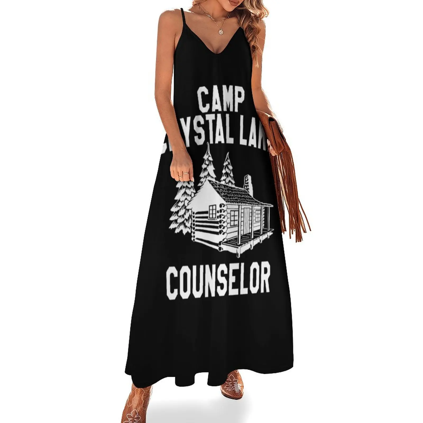 

Camp Crystal Lake Counselor Sleeveless Dress dress women elegant luxury summer dresses for women 2025 Dress