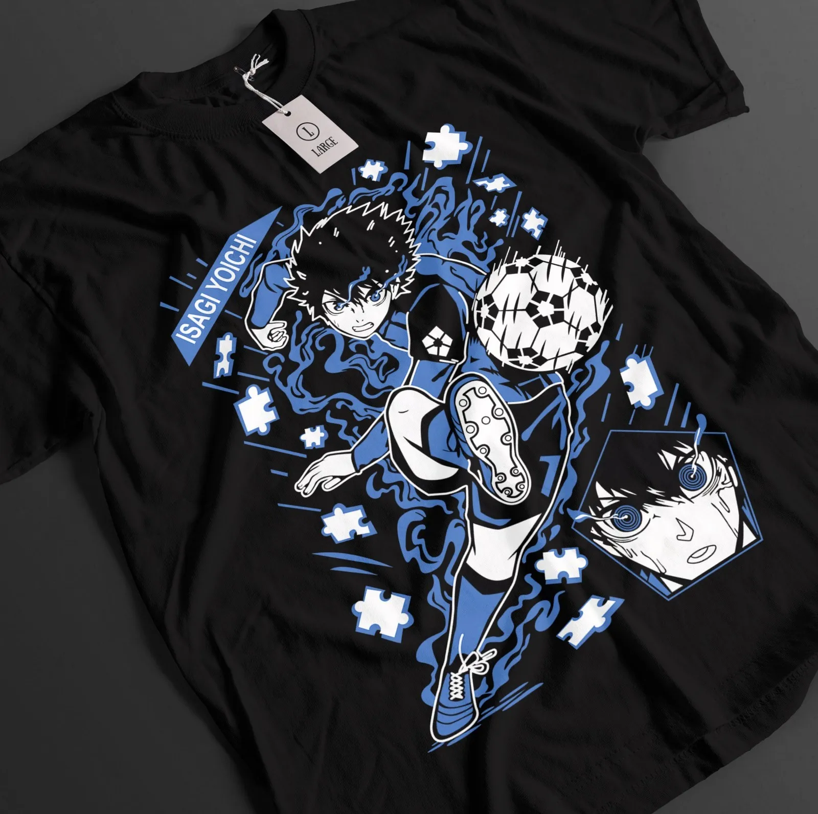 Blue Lock Shirt Isagi Tshirt Rin T-Shirt Bachira Sport Anime Nagi Barou Ball Tee